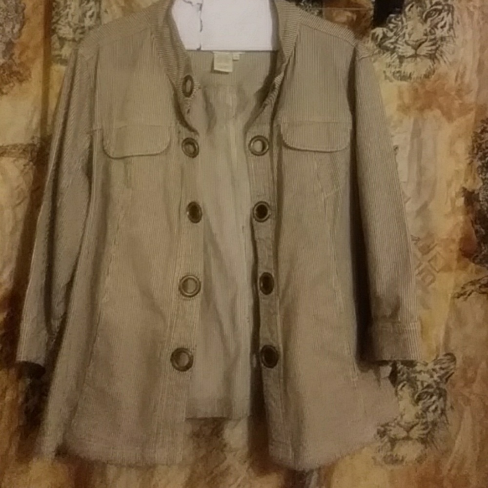 Brown jacket. Never worn